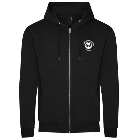 Lichfield Wado-Ryu Karate - Adult Full Zip Hoodie (Embroidered Badge)
