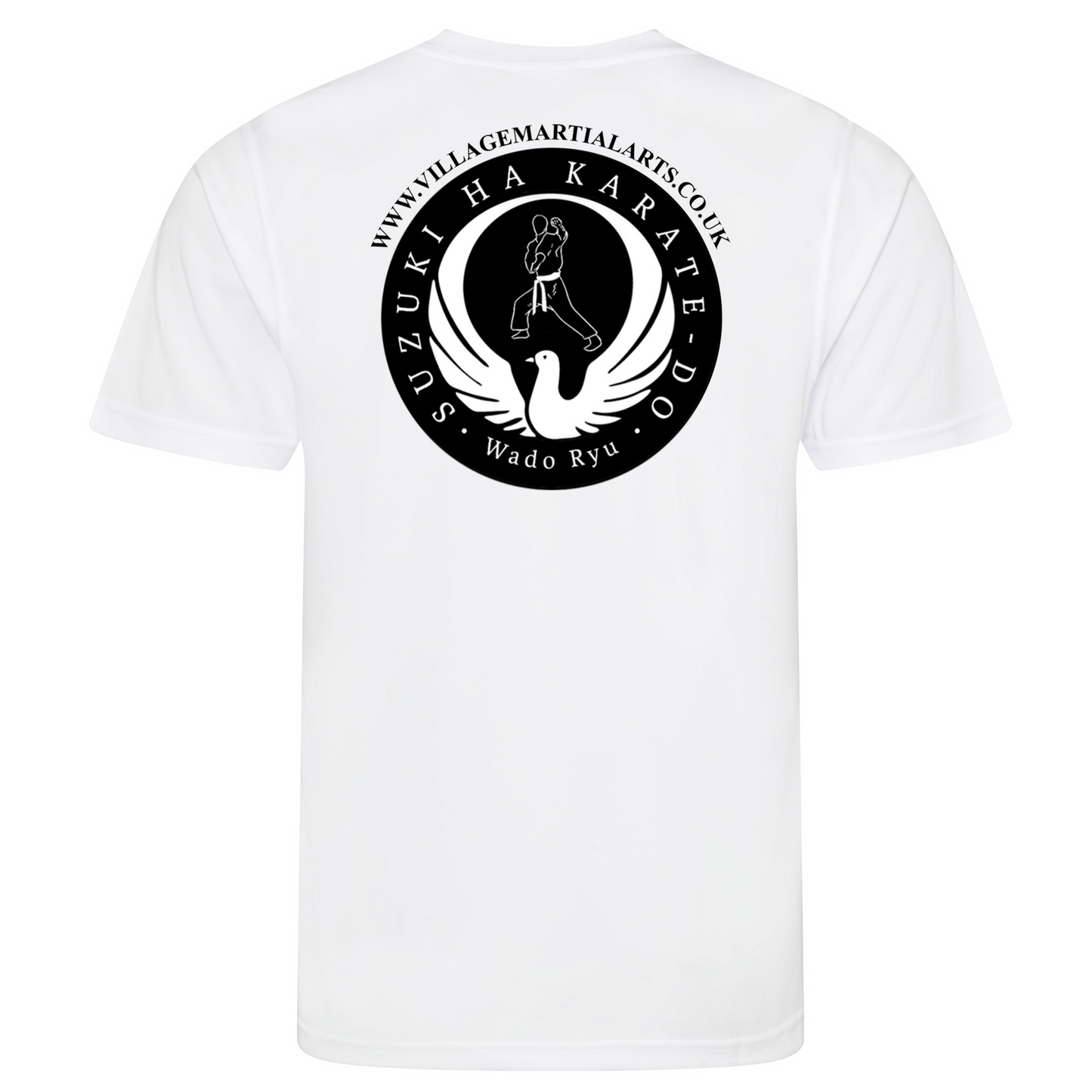 Village Martial Arts - (Suzuki Ha) Sports Poly Tee (All Sizes & All Colours)