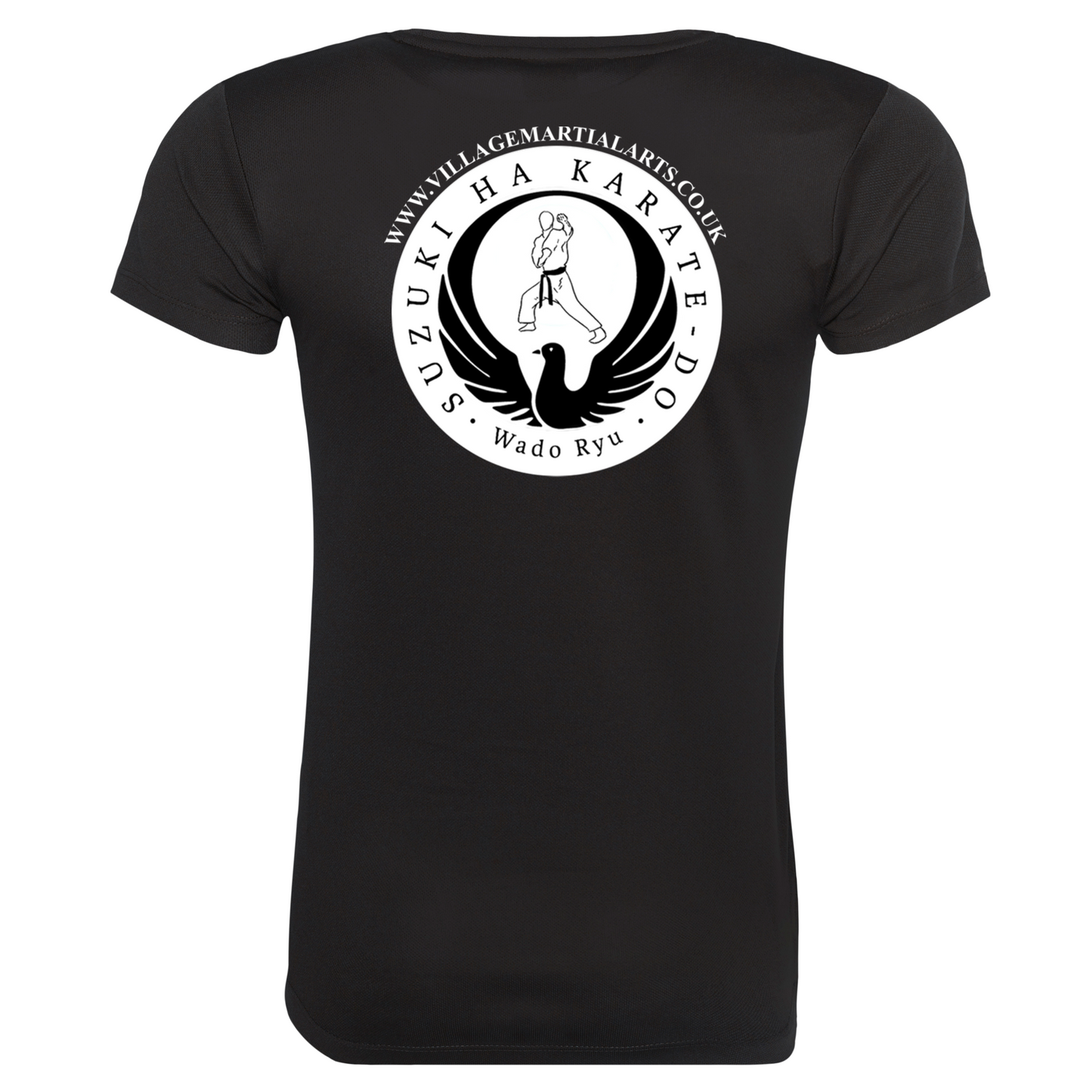 Village Martial Arts - (Suzuki Ha) Sports Poly Tee (Female Cut)