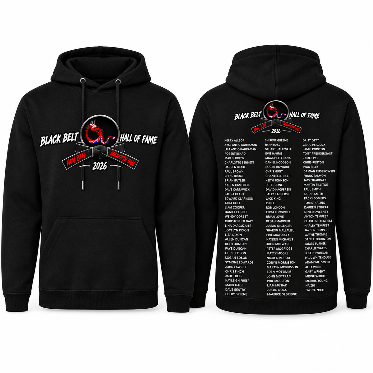 Blackbelt Hall of Fame Awards 2026 - Premium Hoodie (All Sizes)