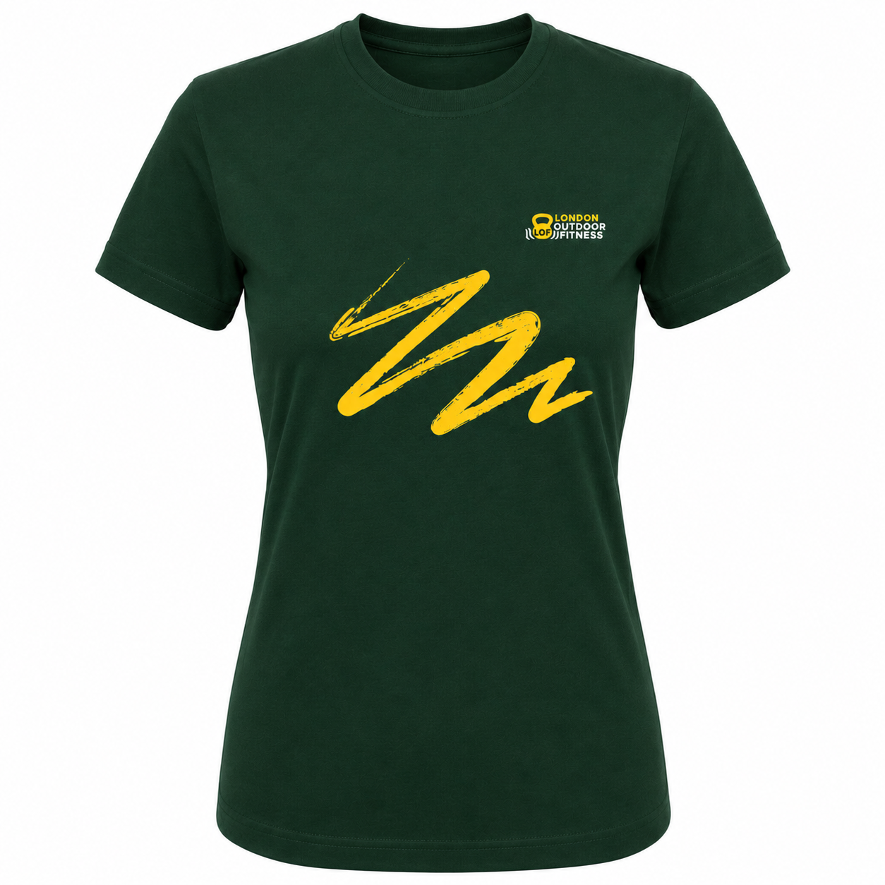 London Outdoor Fitness - Sports Poly Tech Tee 'Squiggle' (Female Cut All Colours)
