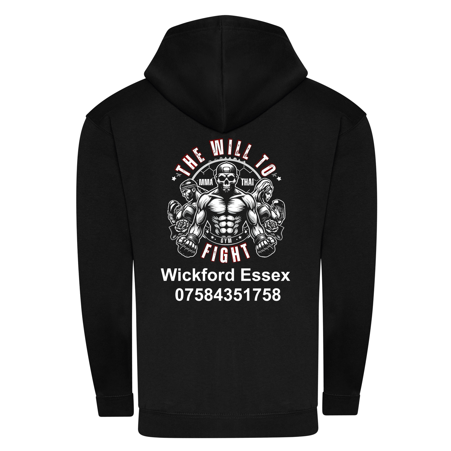 The Will To Fight - Full Zip Hoodie (All Sizes)
