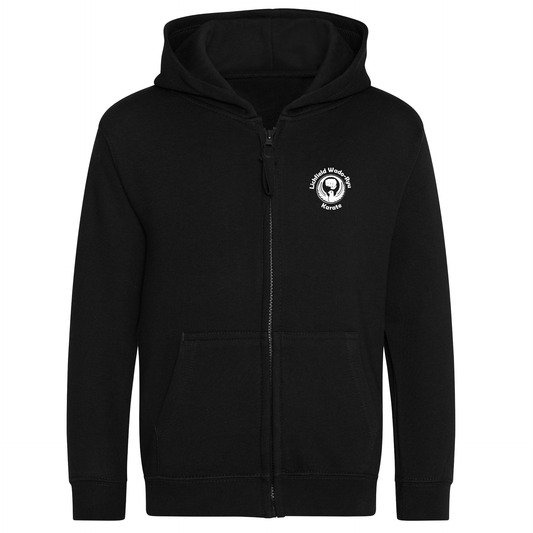 Lichfield Wado-Ryu Karate - Junior Full Zip Hoodie (Embroidered Badge)