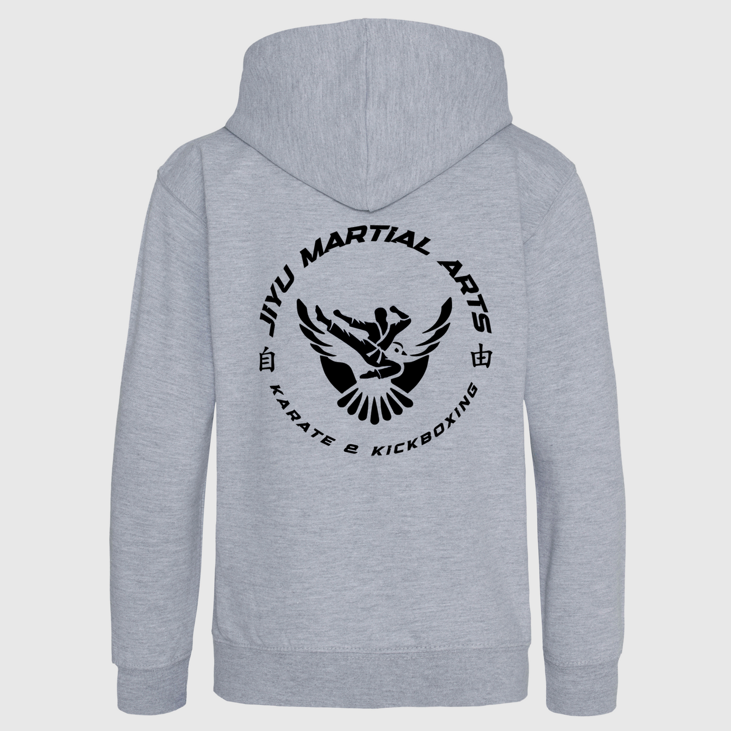 Jiyu Kanji - Heather Grey Junior Pullover Hoodie