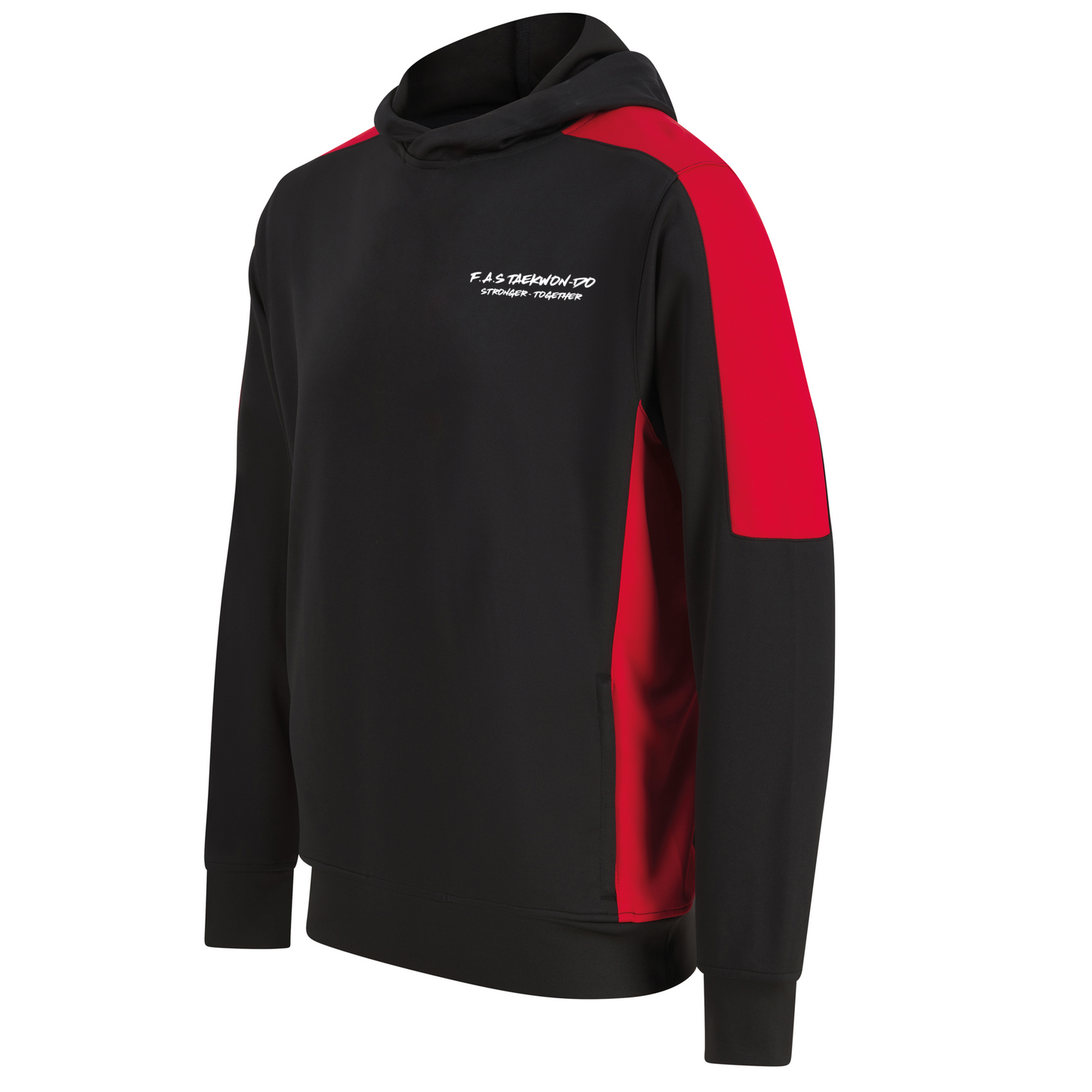 F.A.S TKD - Black & Red Pullover Hoodie (All Sizes)