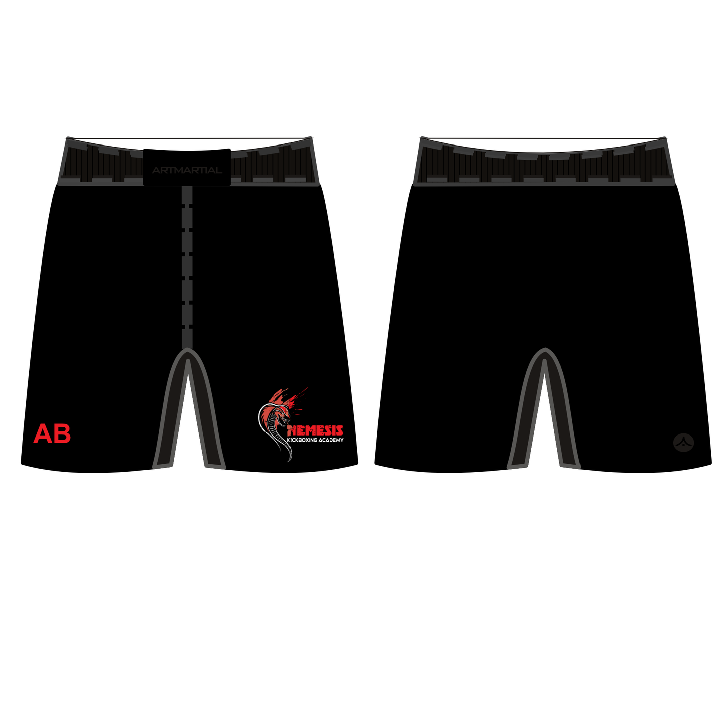 Nemesis Kickboxing Academy - Combat Training Shorts (All Sizes)