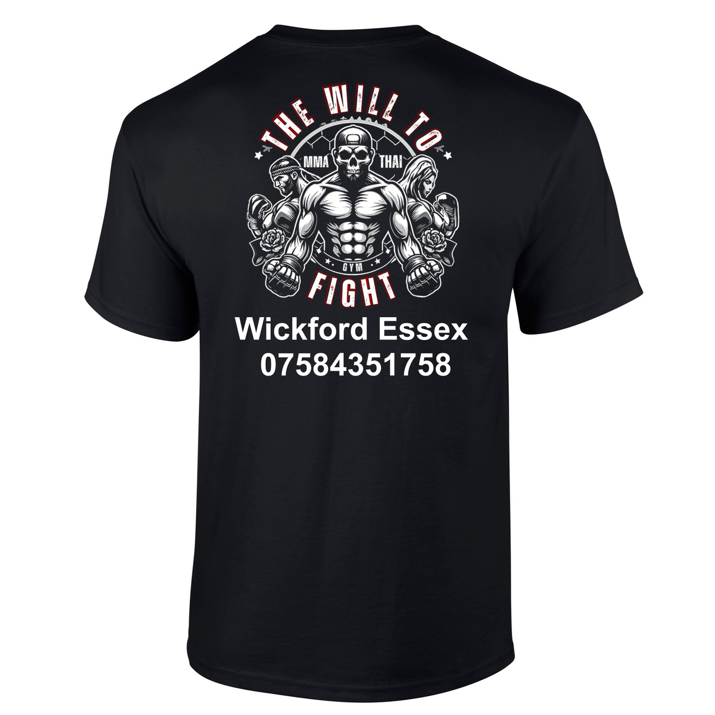The Will To Fight - Sports Poly Tee (All Sizes)
