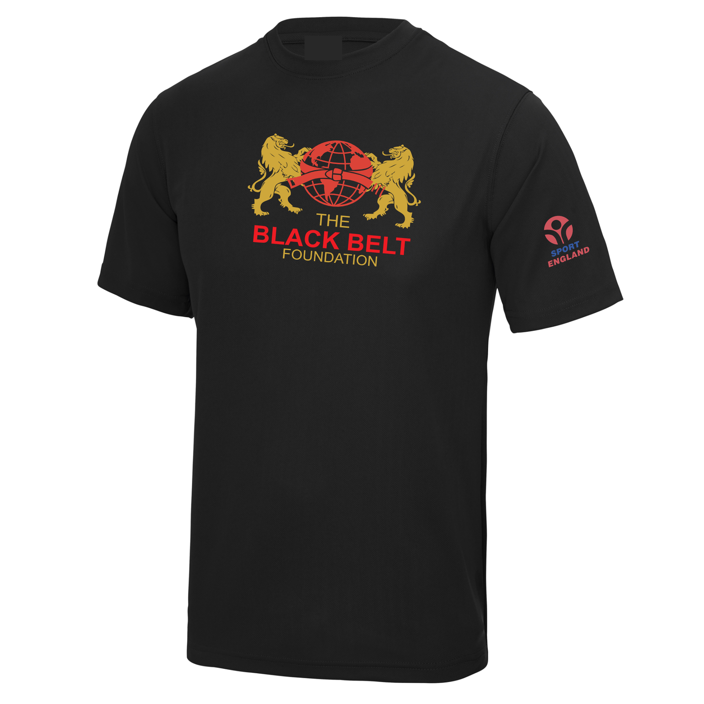 The Black belt Foundation - Adult Sports Poly Tee (Standard)