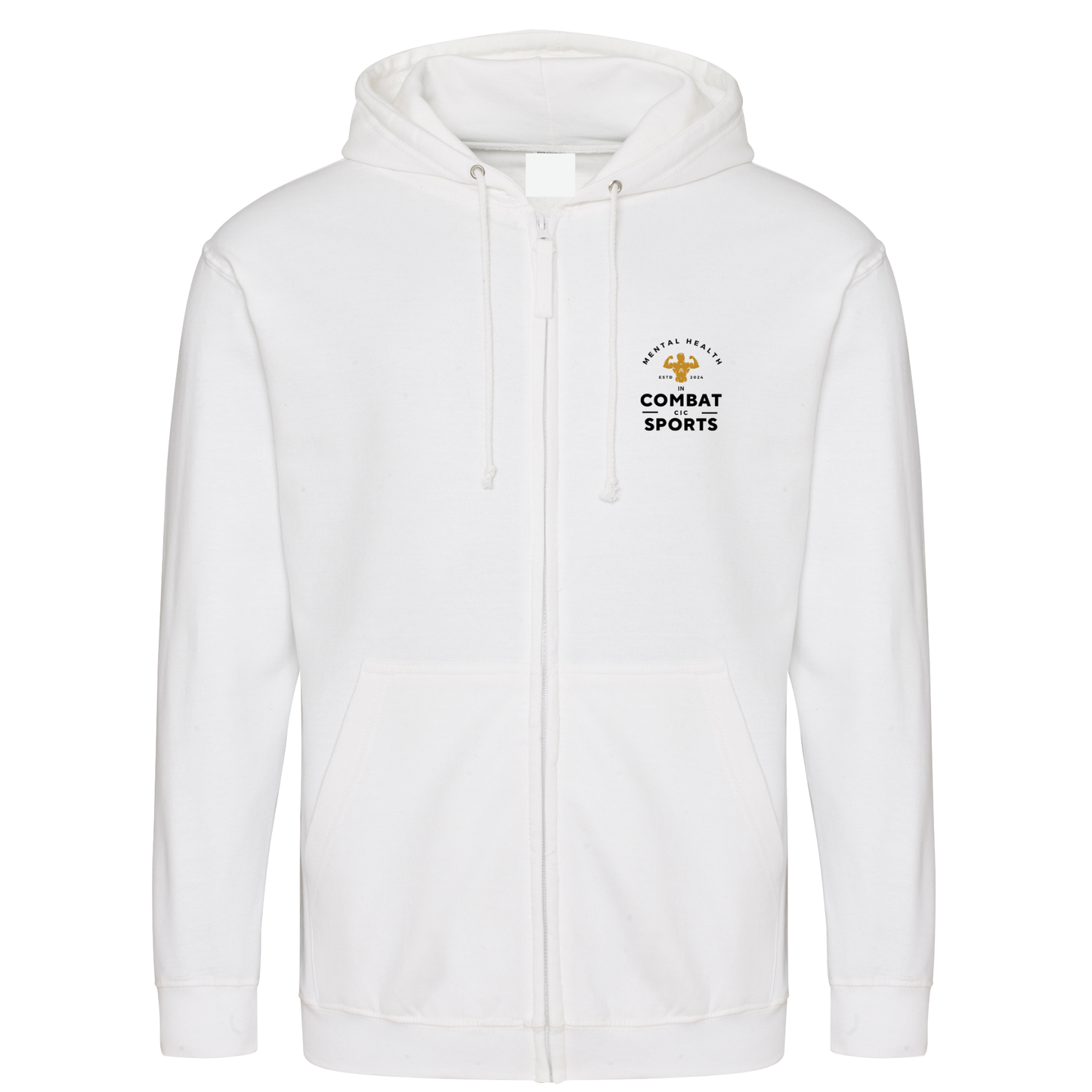 Mental Health in Combat Sports - Adult Full Zip Hoodie (All Colours)