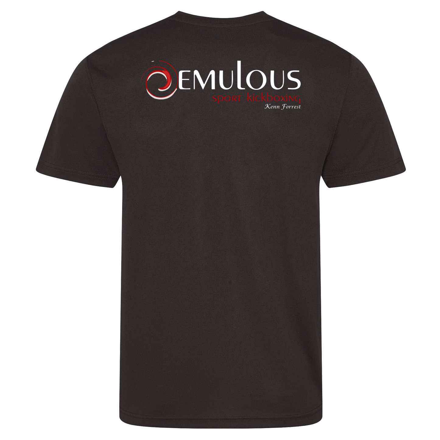 Emulous Martial Arts - Adult Sports Poly Tech Tee (Black)