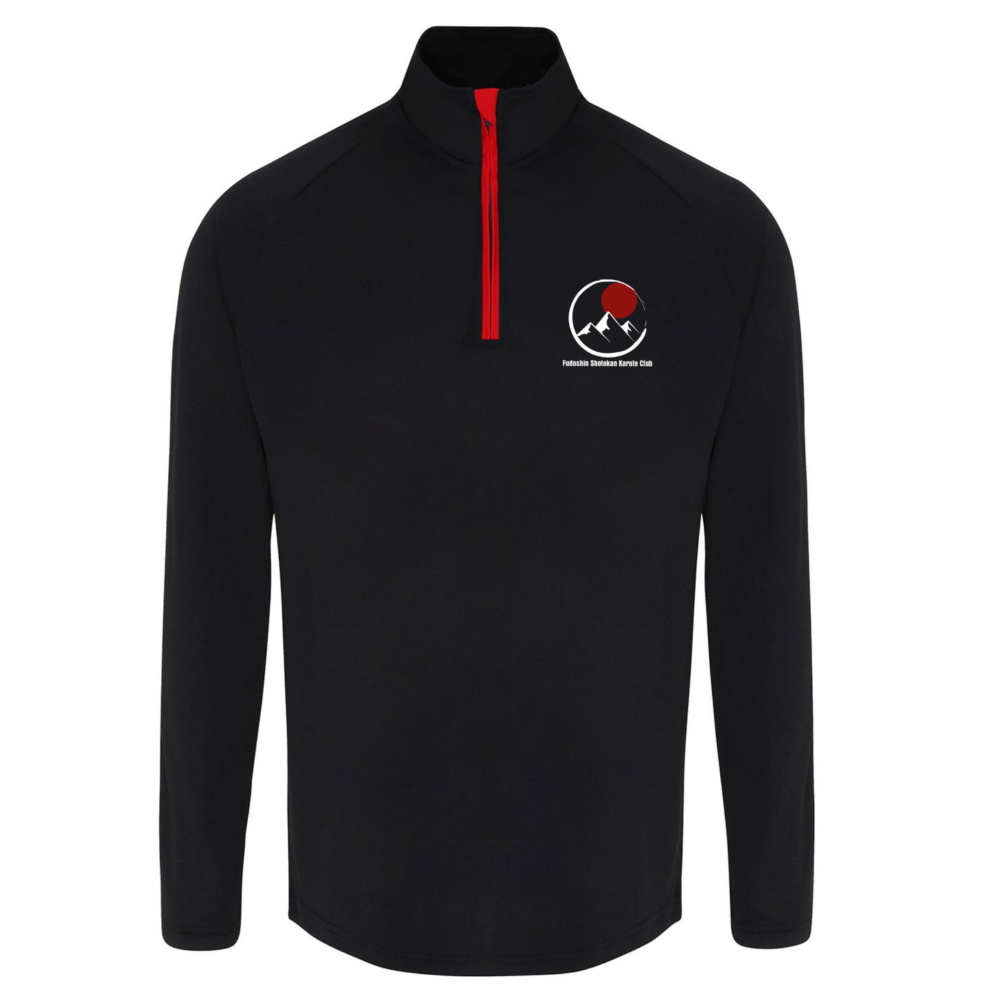 Fudoshin Shotokan Karate Club - 1/4 Zip Active Top (Unisex Adult Sizing/All Colours)