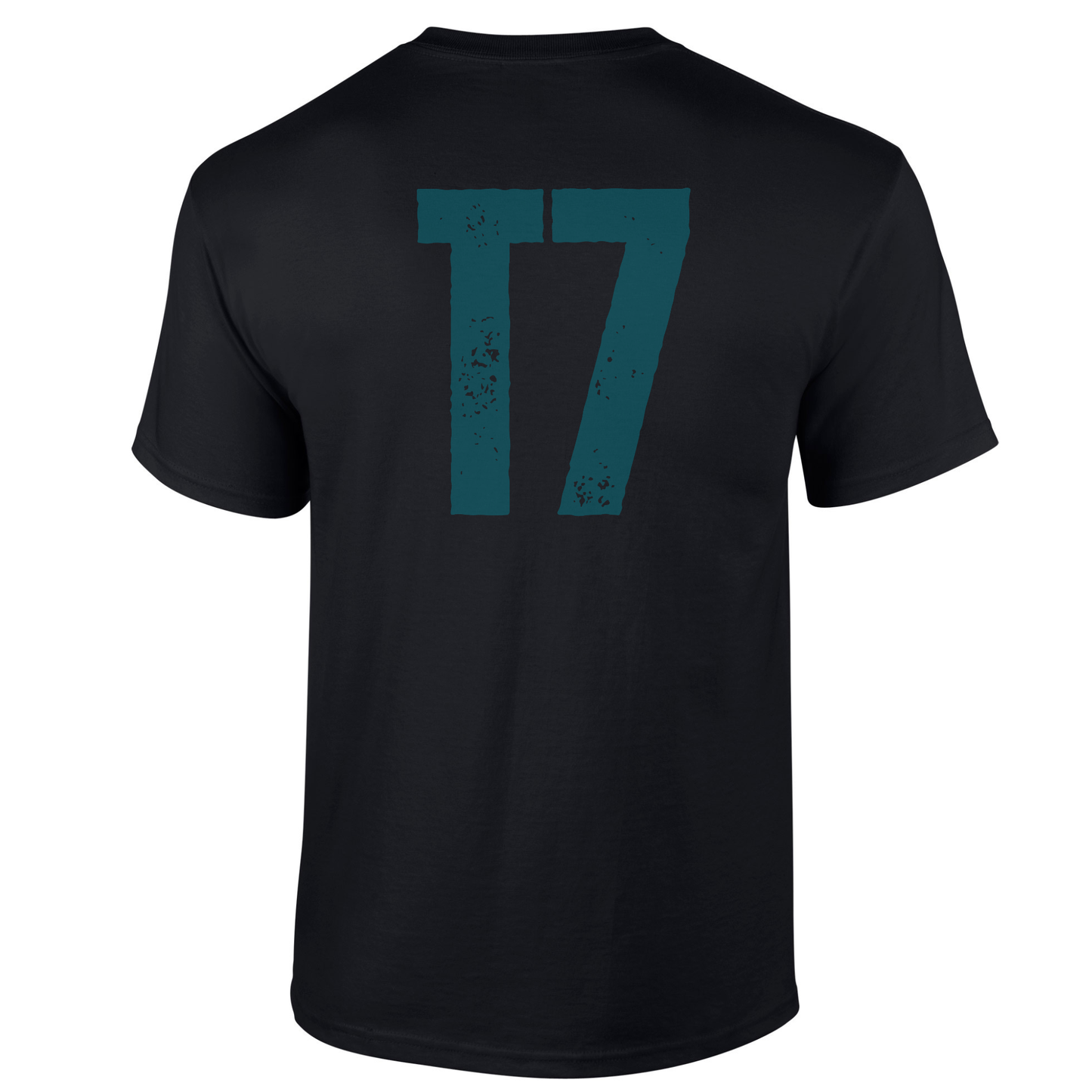 T7 Skatewear - Premium Organic Cotton Black & Blue Tee (All Sizes)