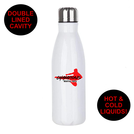 Champions MA - Premium Stainless Steel 650ml Water Bottle