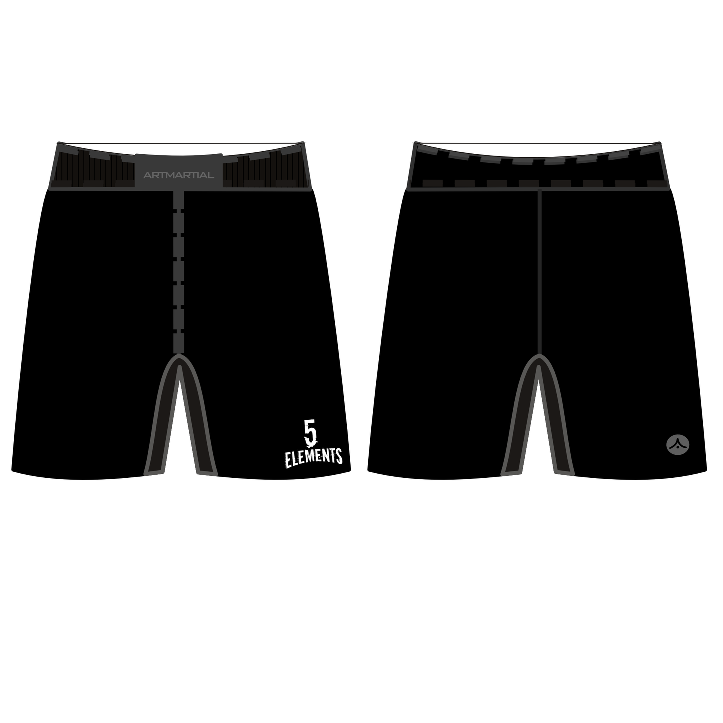5 Elements UK - Combat Training Shorts: Design 2 (All Sizes)