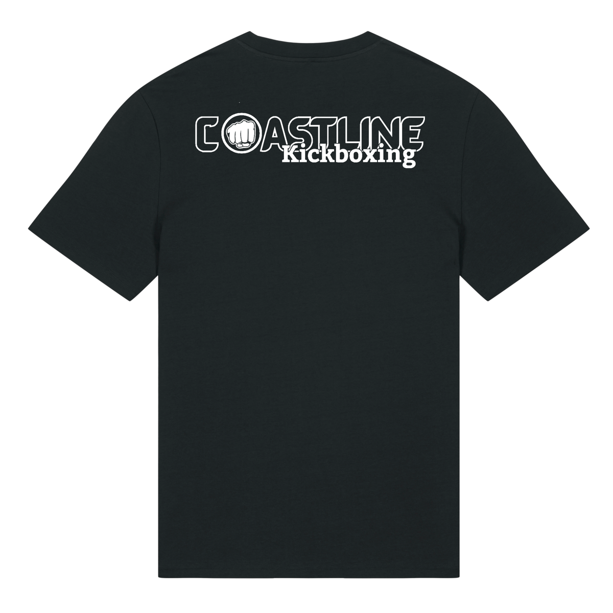 Coastline MA - Kickboxing Black Cotton Tee (Mono - All Sizes)