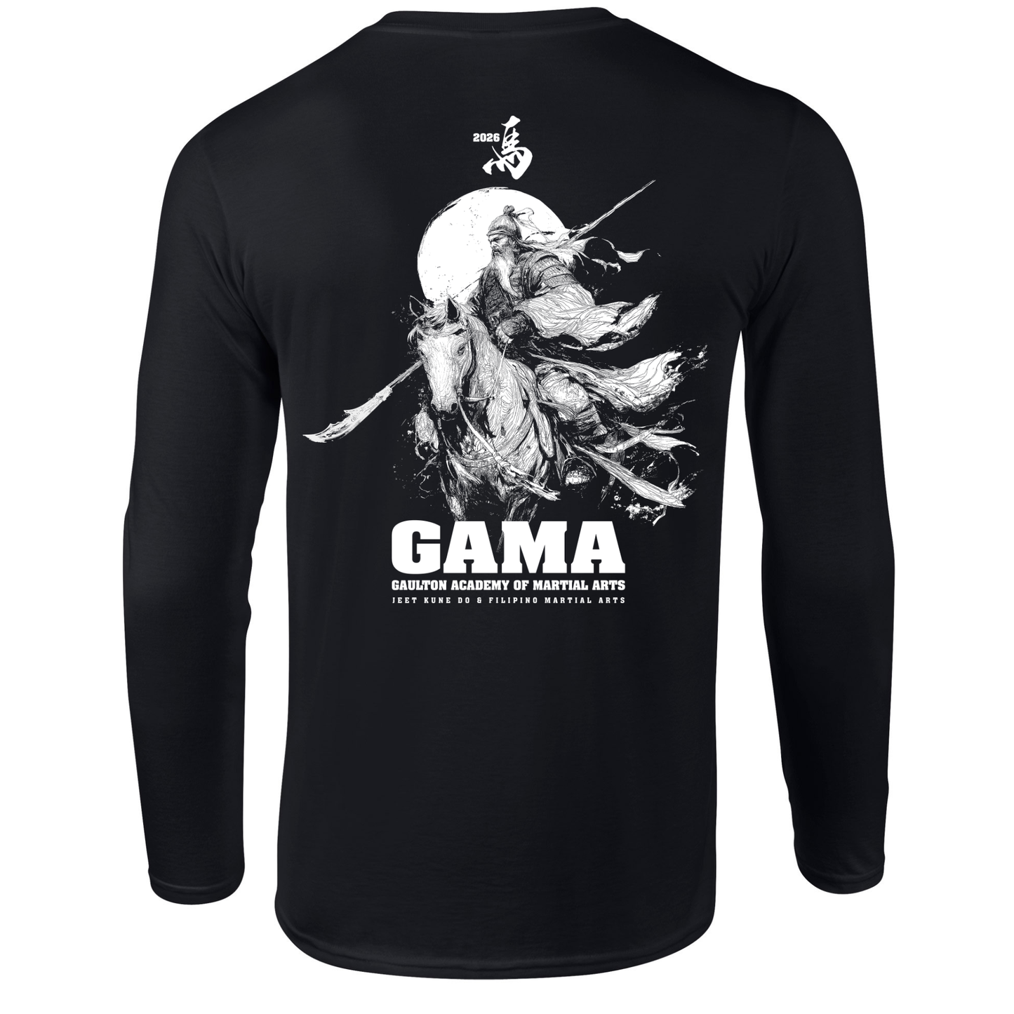 GAMA - Limited Edition Long Sleeve Cotton T Shirt (All Sizes)