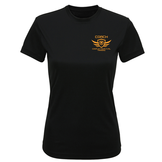 Conflict Survival Training - Women's Sports Poly Tech Tee (INSTRUCTOR ONLY)
