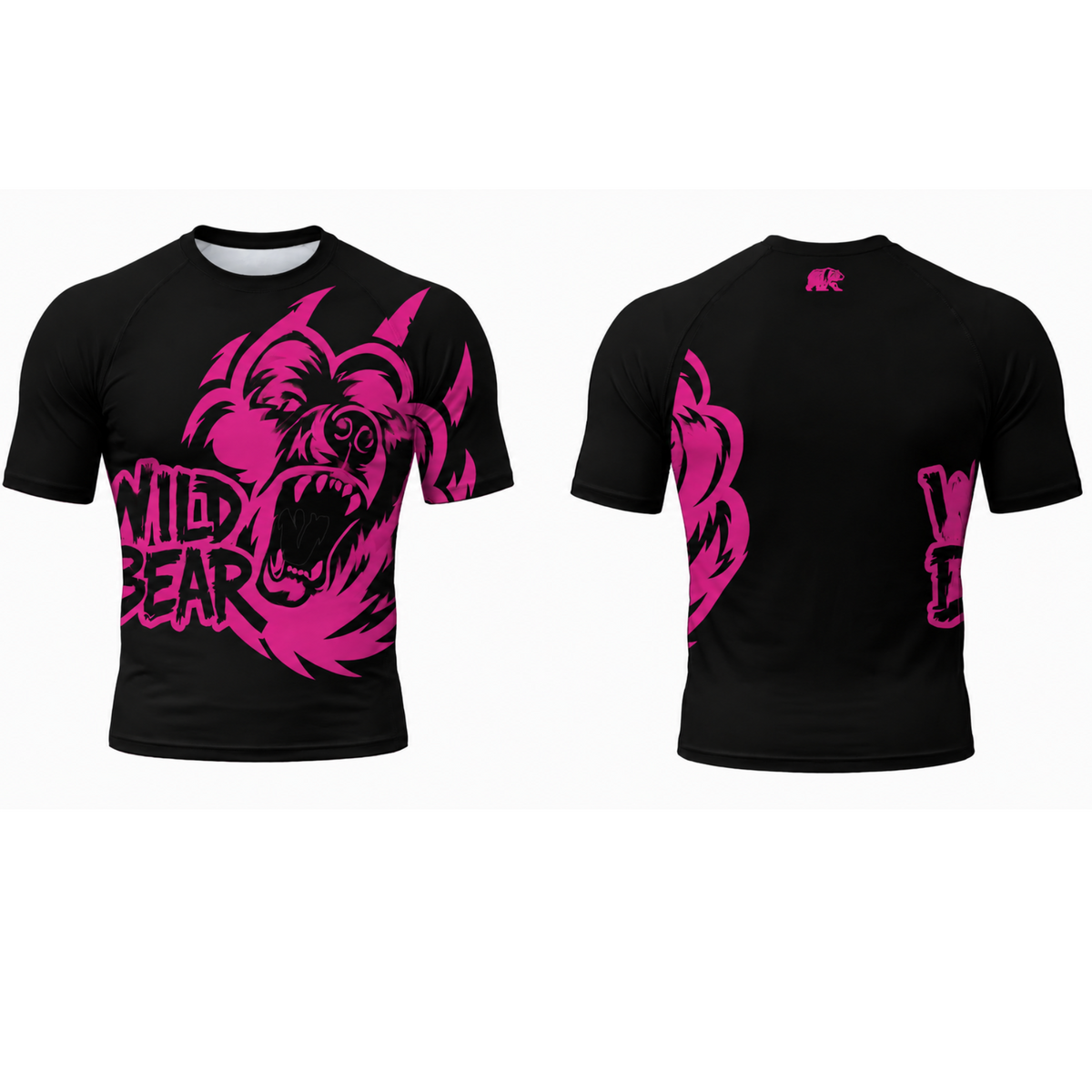 WildBear - Short Sleeved Rashguard - Magenta - PRE ORDER