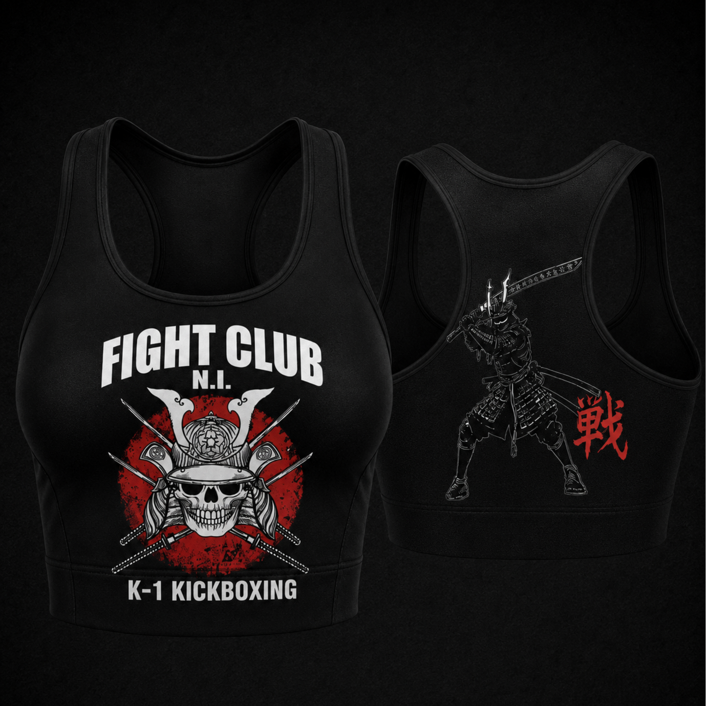 Fight Club NI - Sublimation Sports Bra (Delivery 6-8 weeks)