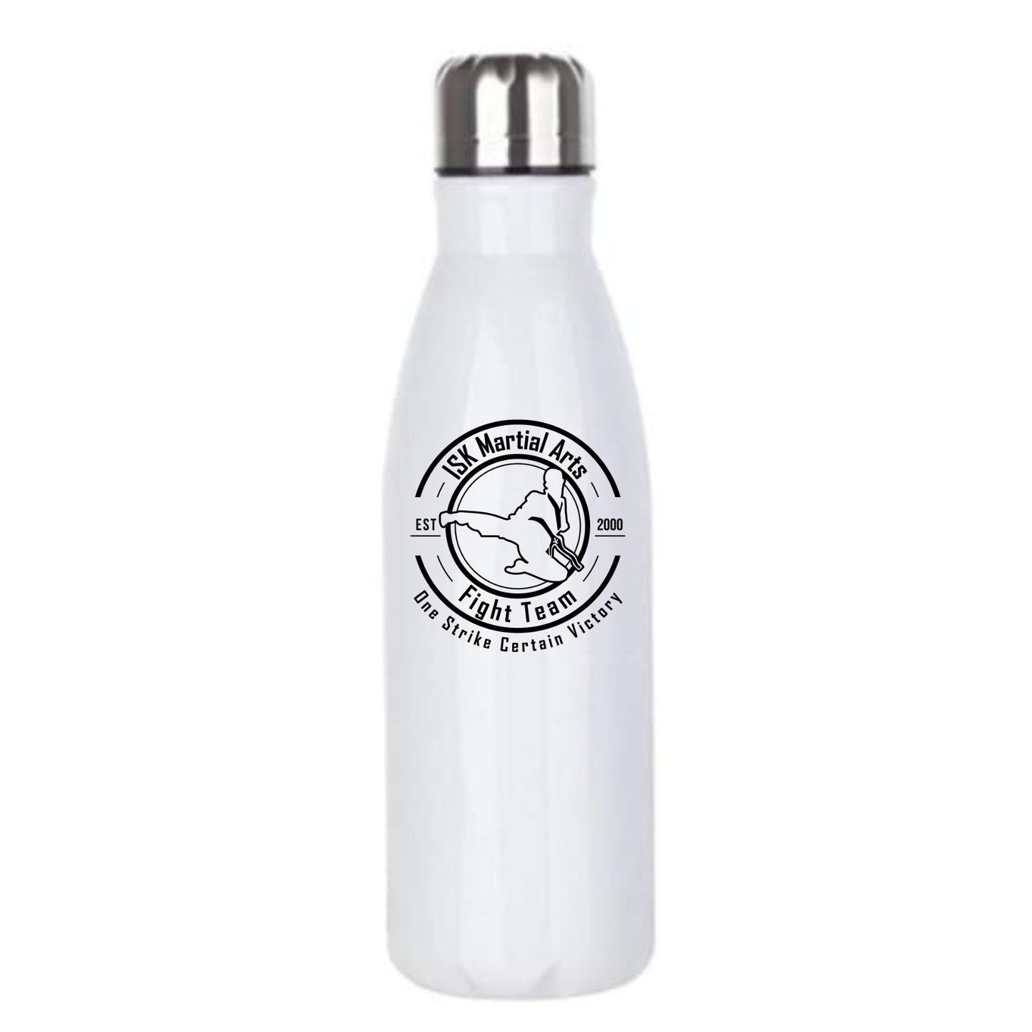 ISK Martial Arts: Fight Team - Stainless Steel 650ml Water Bottle