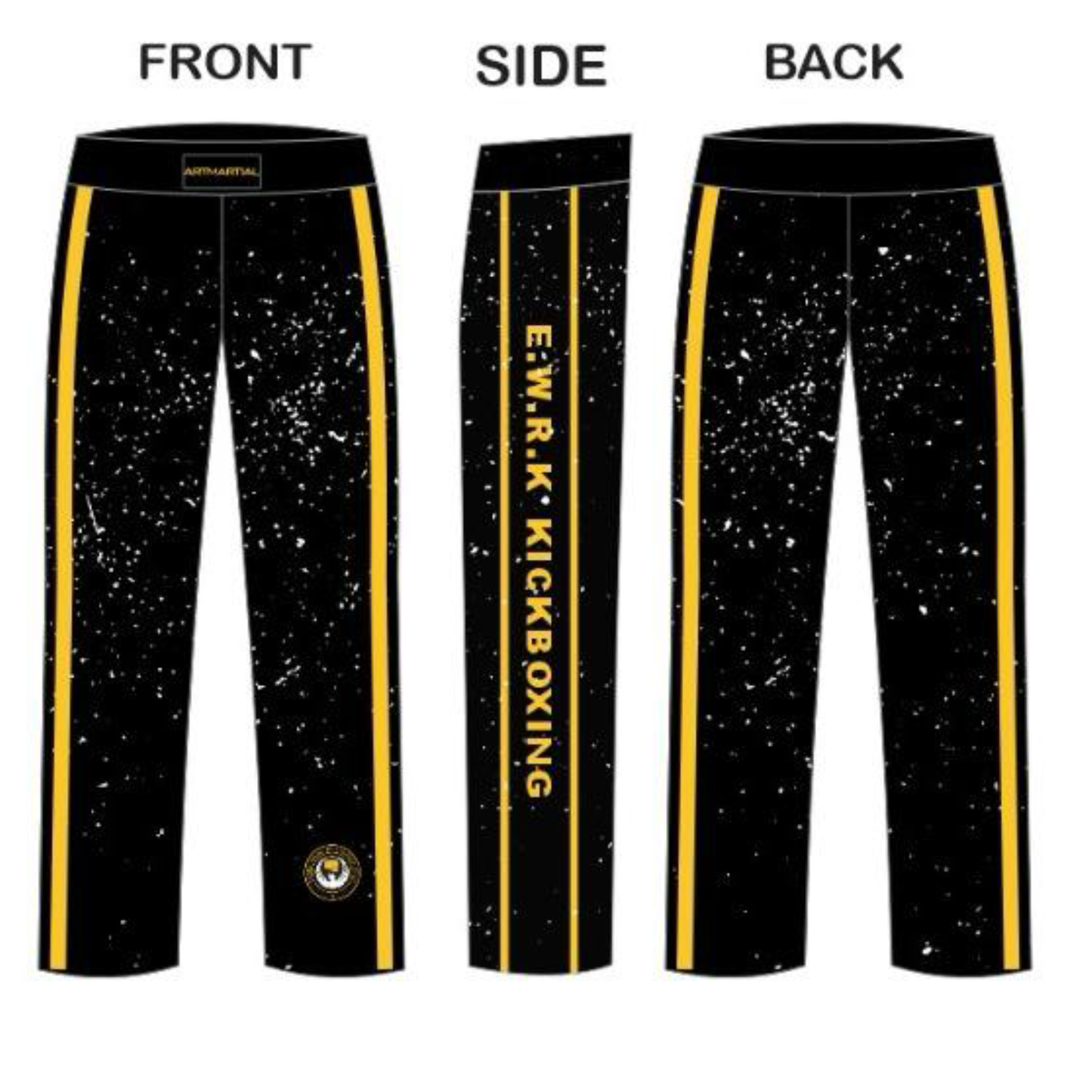 EWRK Martial Arts Club - Kickboxing Trouser - PRE ORDER by 14th December (Delivery post Xmas)