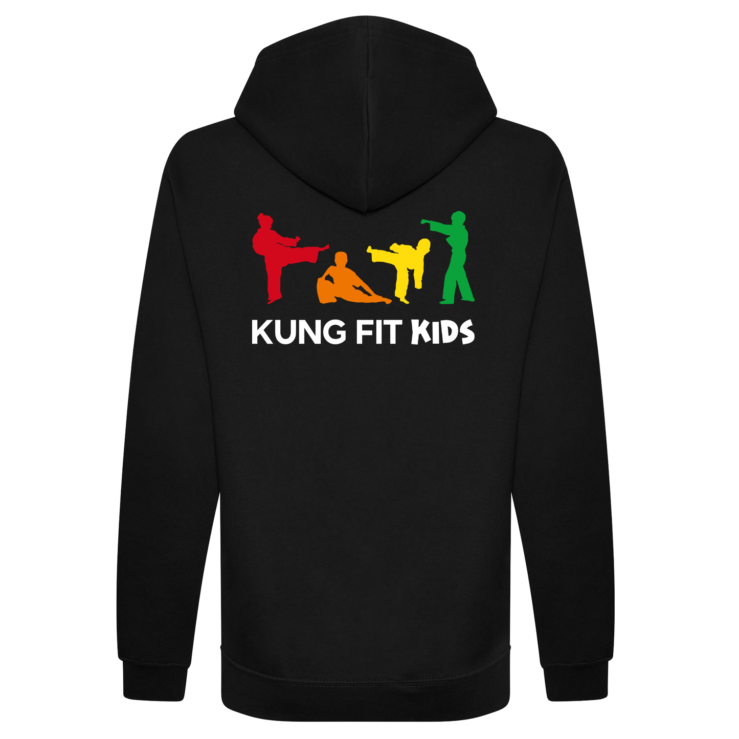 Kung Fit Kids -Full Zip Hoodie V3 (Back Design Only)