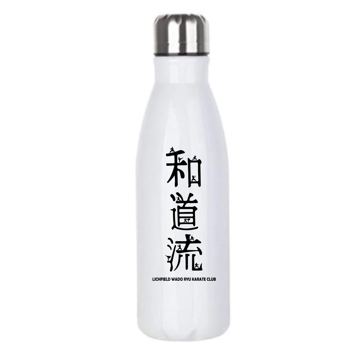 Lichfield Wado-Ryu Karate - Stainless Steel 650ml Water Bottle (All Designs)