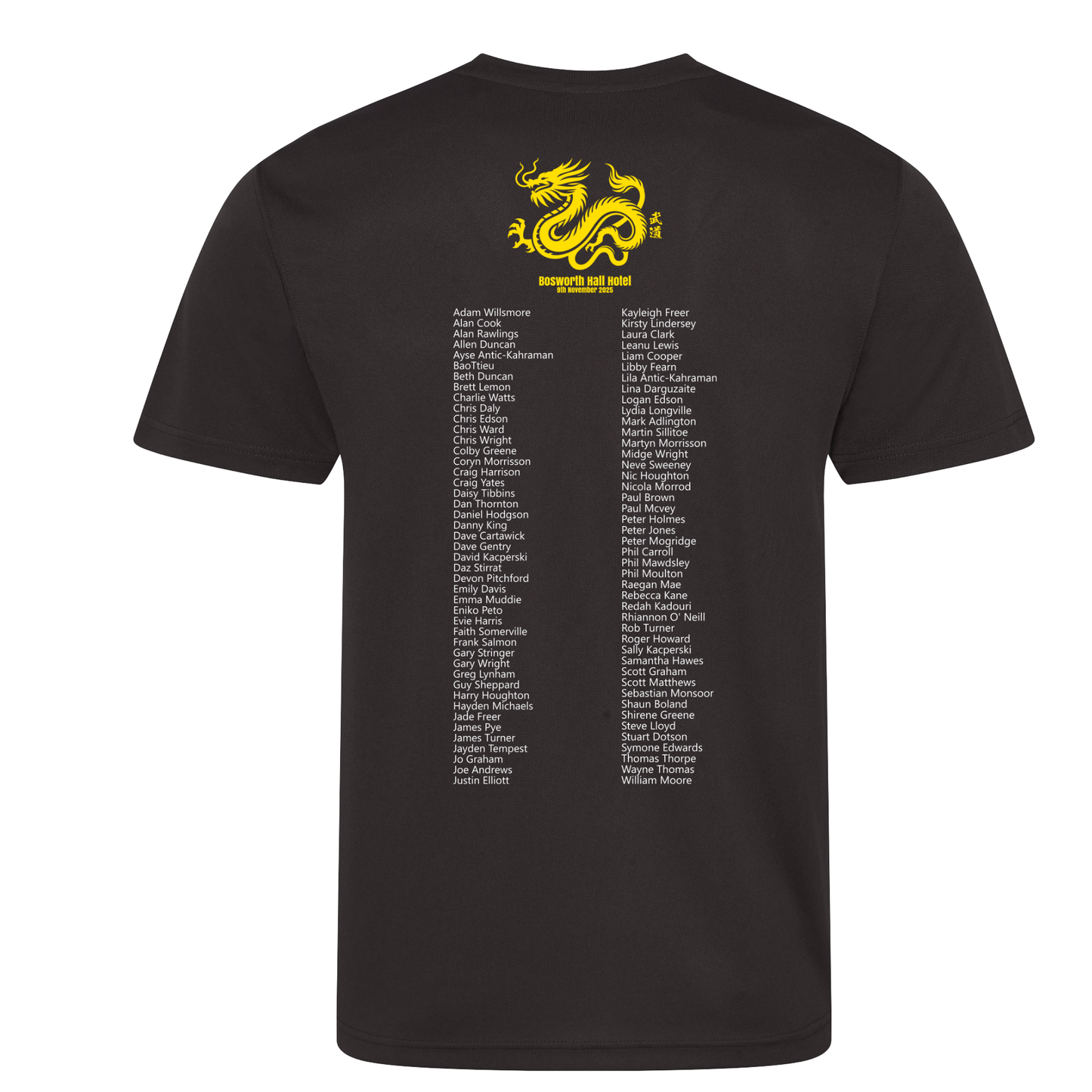 Blackbelt Hall of Fame Award 2025 - Sports Poly Tech T Shirt (All Sizes)