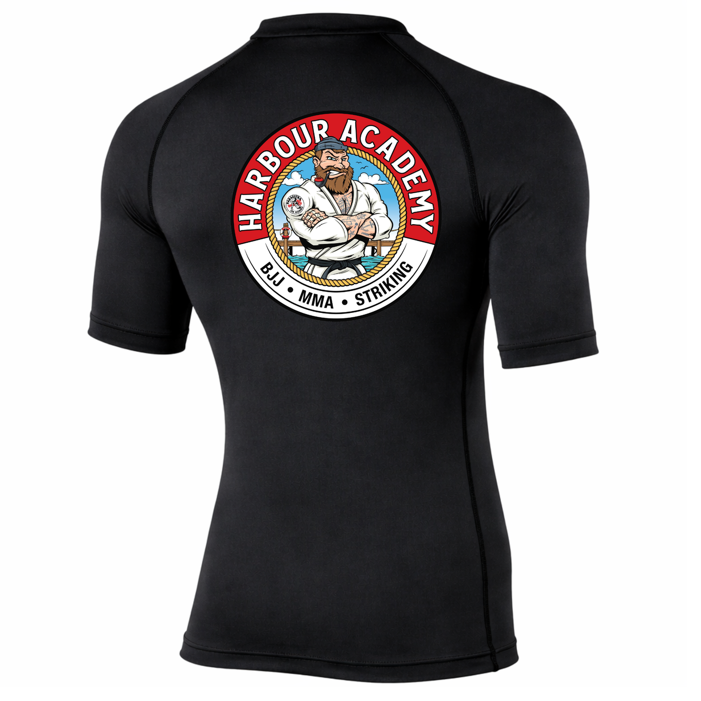 Harbour No Excuses - Black Short Sleeved Rashguard (Junior)
