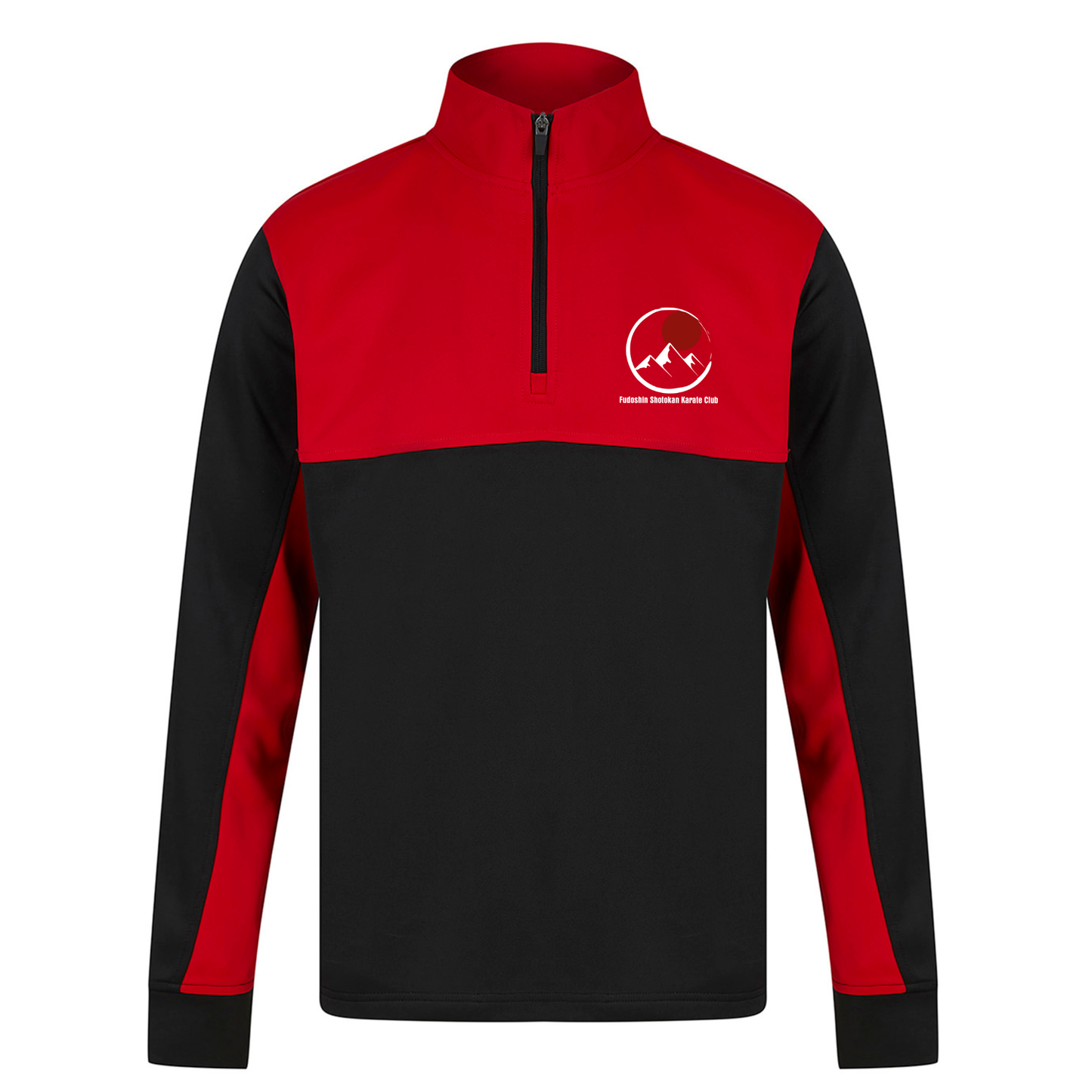 Fudoshin Shotokan Karate Club - Junior ¼ Zip Tracksuit Top (All Colours)