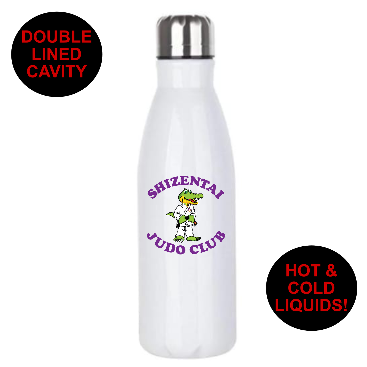 Shizentai Judo Club - PREMIUM Stainless Steel 650ml Water Bottle