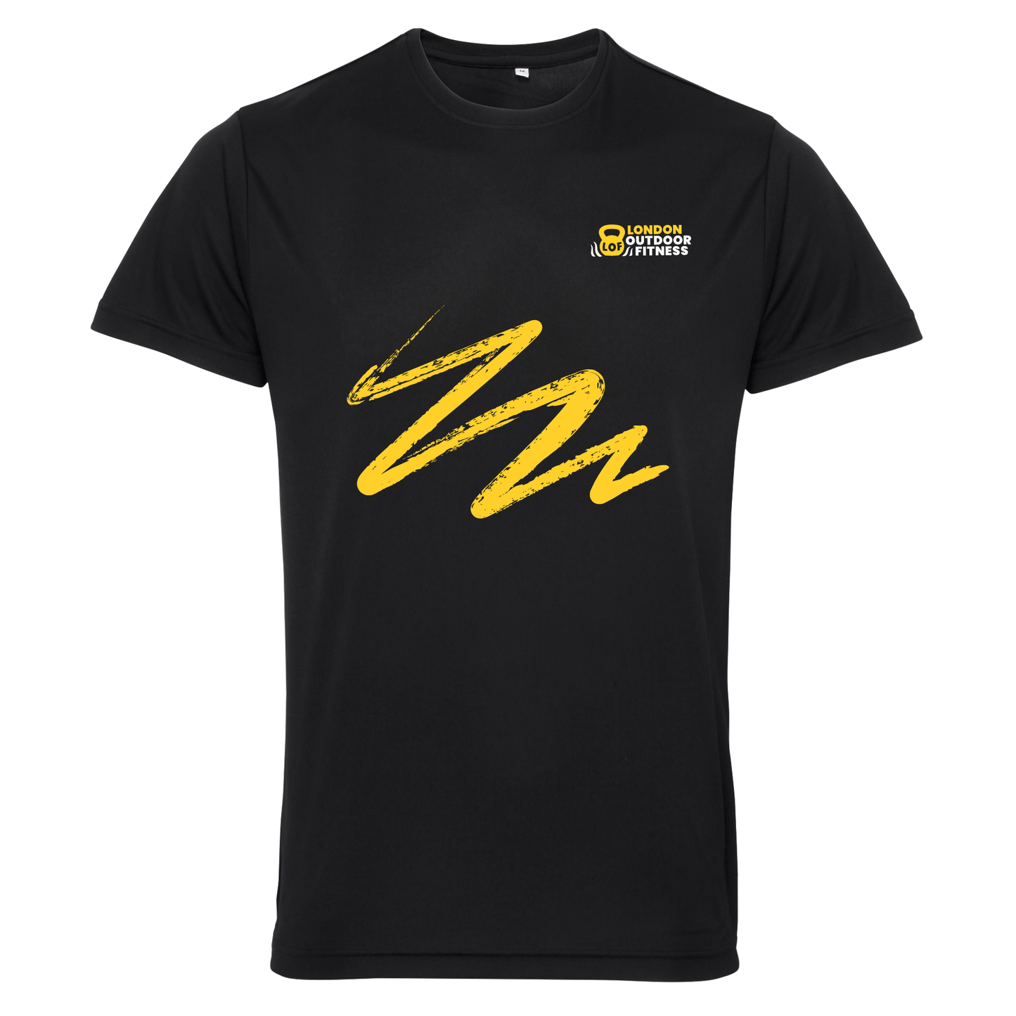 London Outdoor Fitness - Sports Poly Tech Tee 'Squiggle' (Unisex)