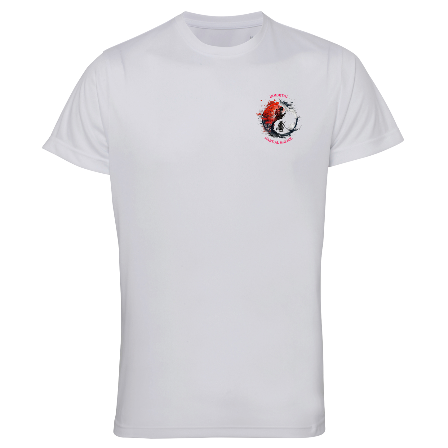 Immortal Martial Science - Adult Sports Poly Tech Tee: Kanji (All Colours)