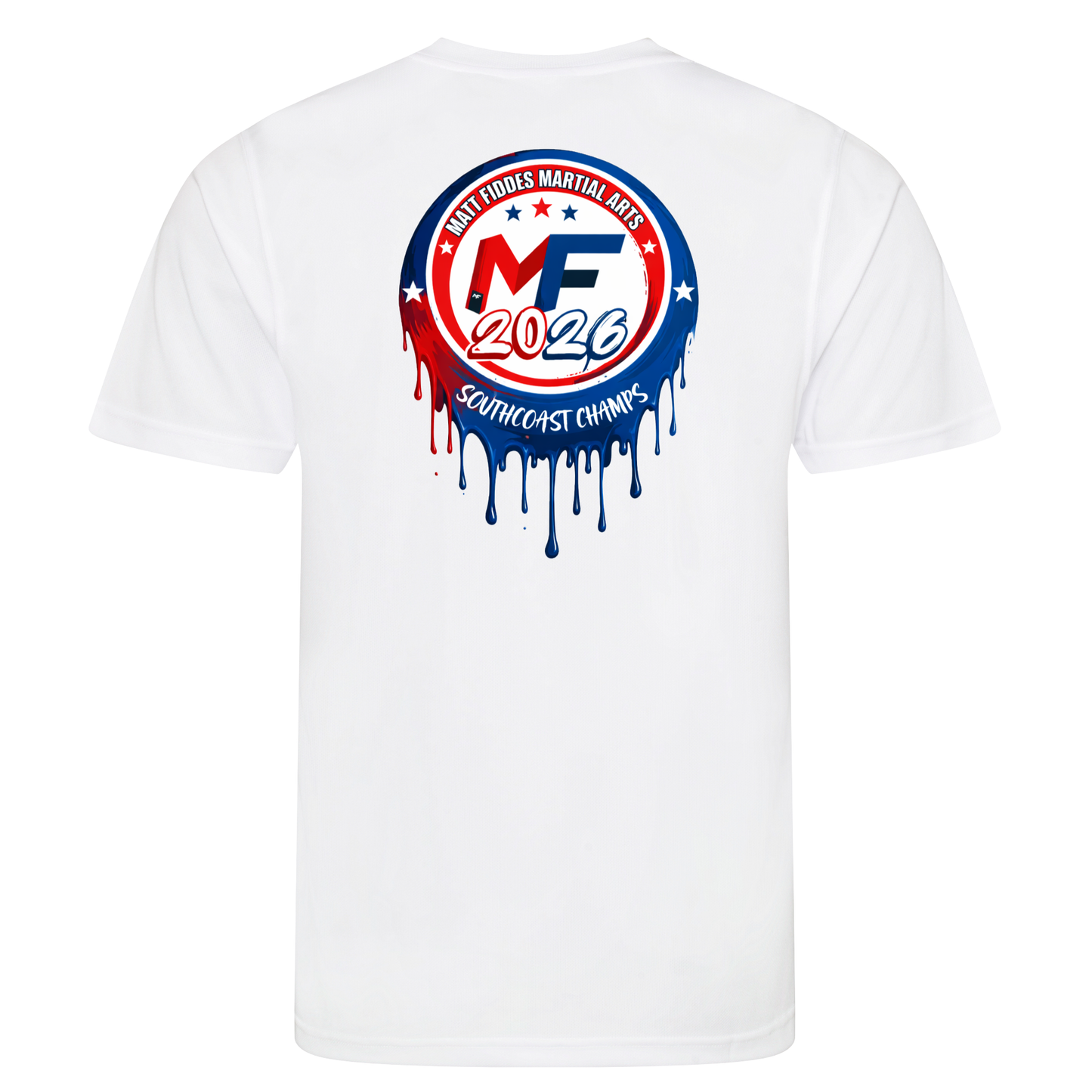 Matt Fiddes Martial Arts South - 2026 Event Sports Poly Tee (All Sizes & Colours)