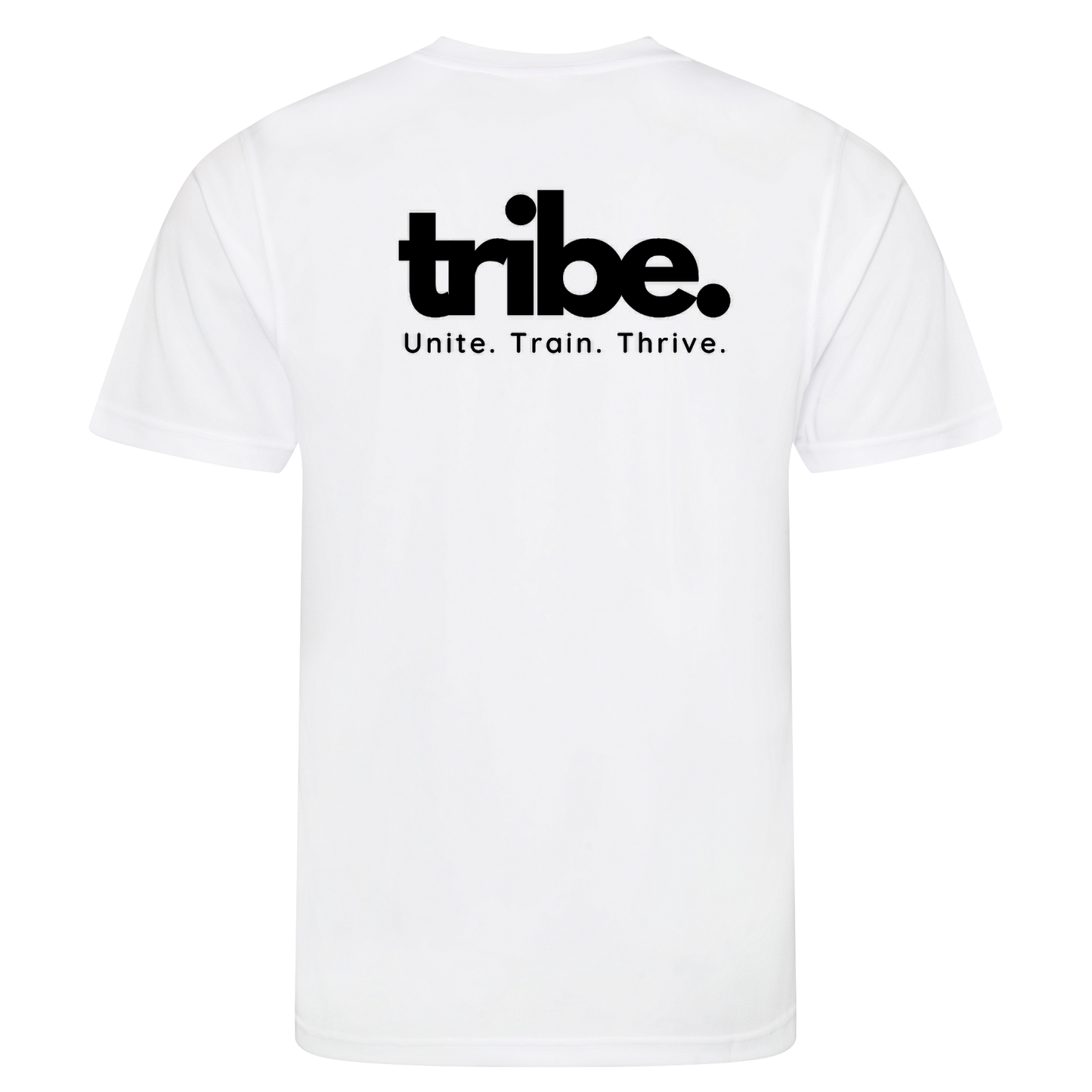 Tribe Fitness Hamilton - Unisex Junior Sports Poly Tech Tee - White