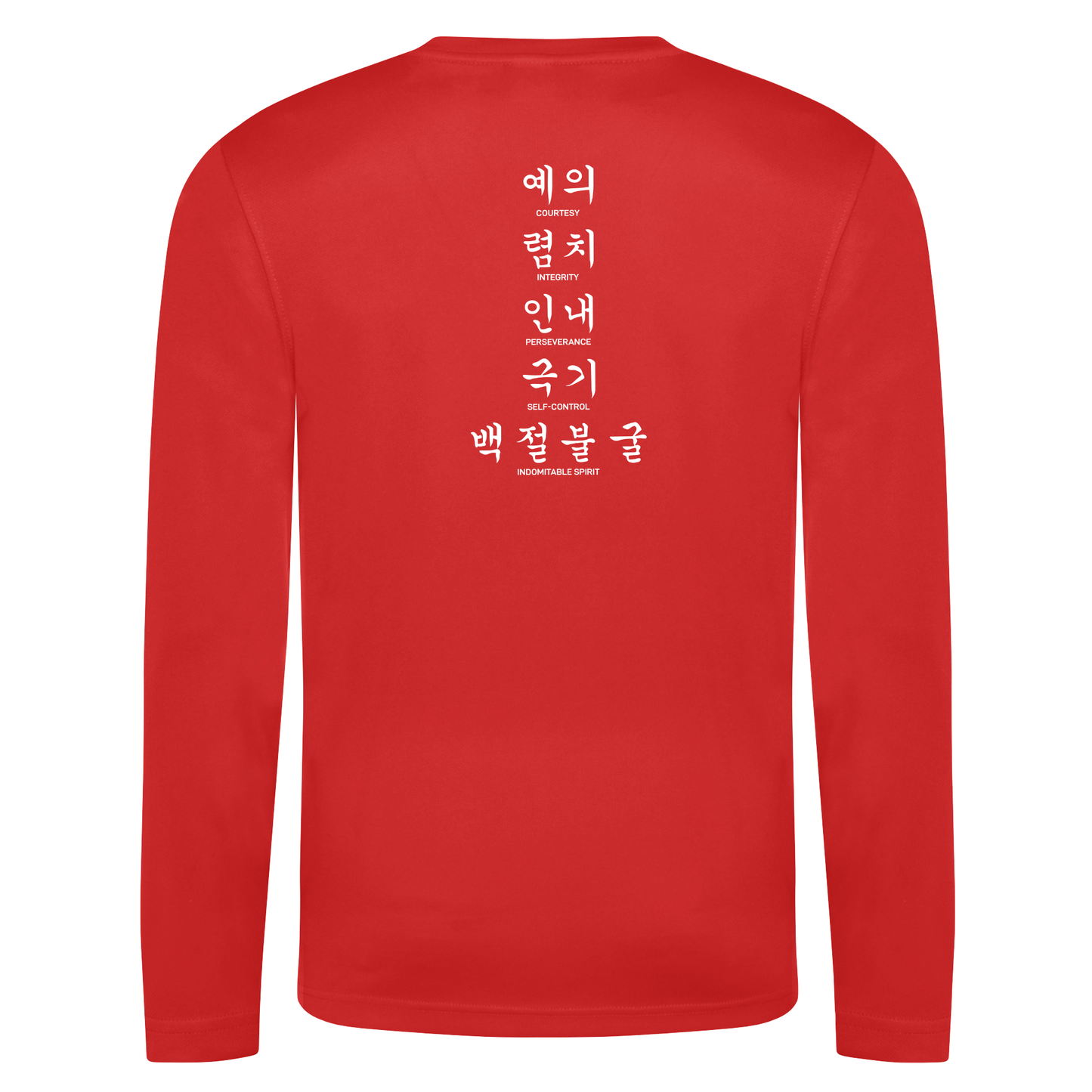 Bluewave Taekwondo - Long Sleeve Sports Poly Tee (All Colours-Adult Only)