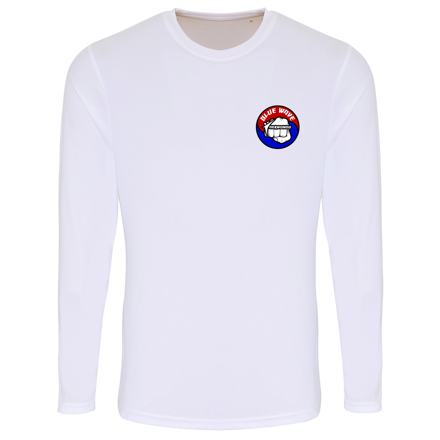 Bluewave Taekwondo - Long Sleeve Sports Poly Tee (All Colours-Adult Only)