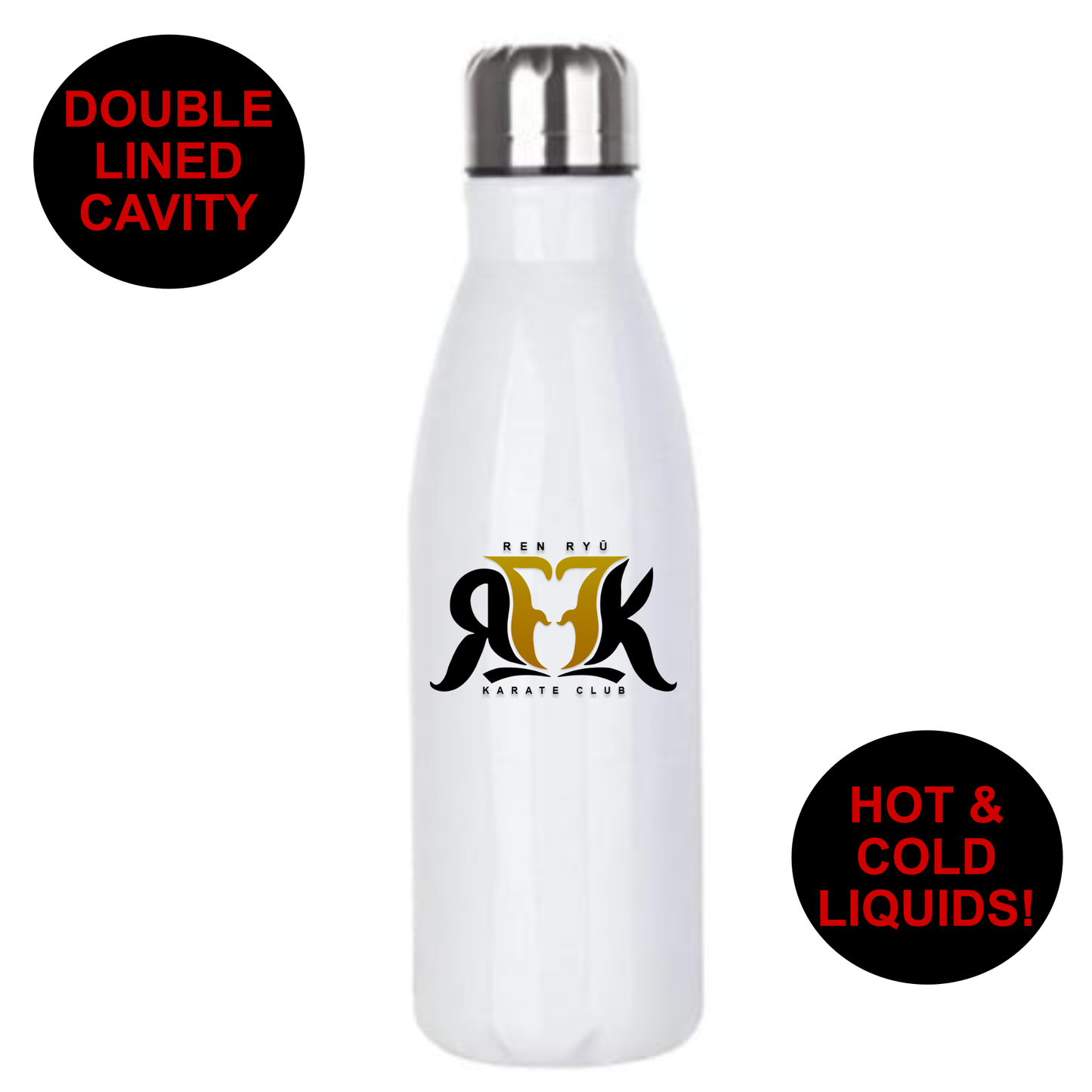 Ren Ryu Karate Club - Premium Stainless Steel 650ml Water Bottle