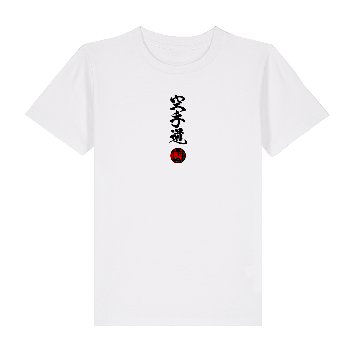 Red Tiger Karate - Kicking Tiger: Cotton Tee (All Sizes) - White