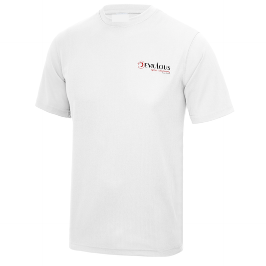 Emulous Martial Arts - Junior Sports Poly Tee (White)