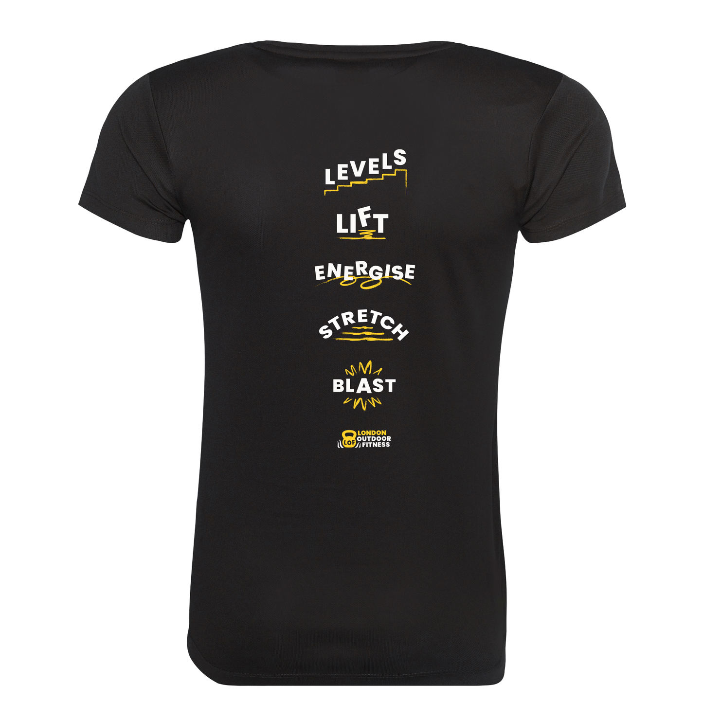 London Outdoor Fitness - Sports Poly Tech Tee 'Icon' (Female Cut)
