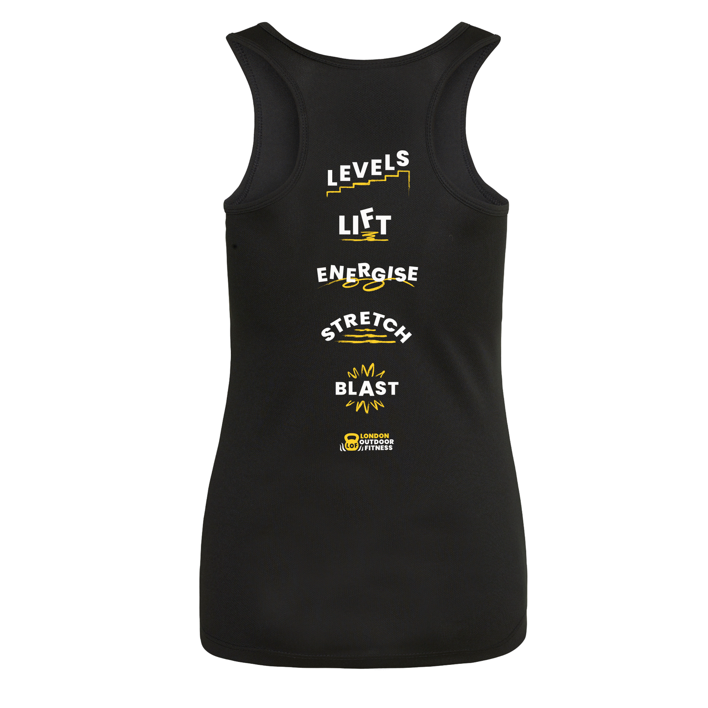 London Outdoor Fitness - Sports Poly Tech Vest 'Squiggle' (Female Cut)