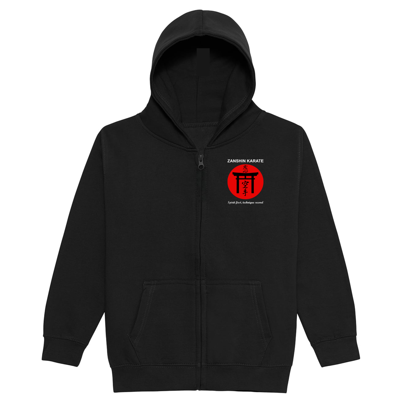 Zanshin Karate Academy - Junior Full Zip Hoodie