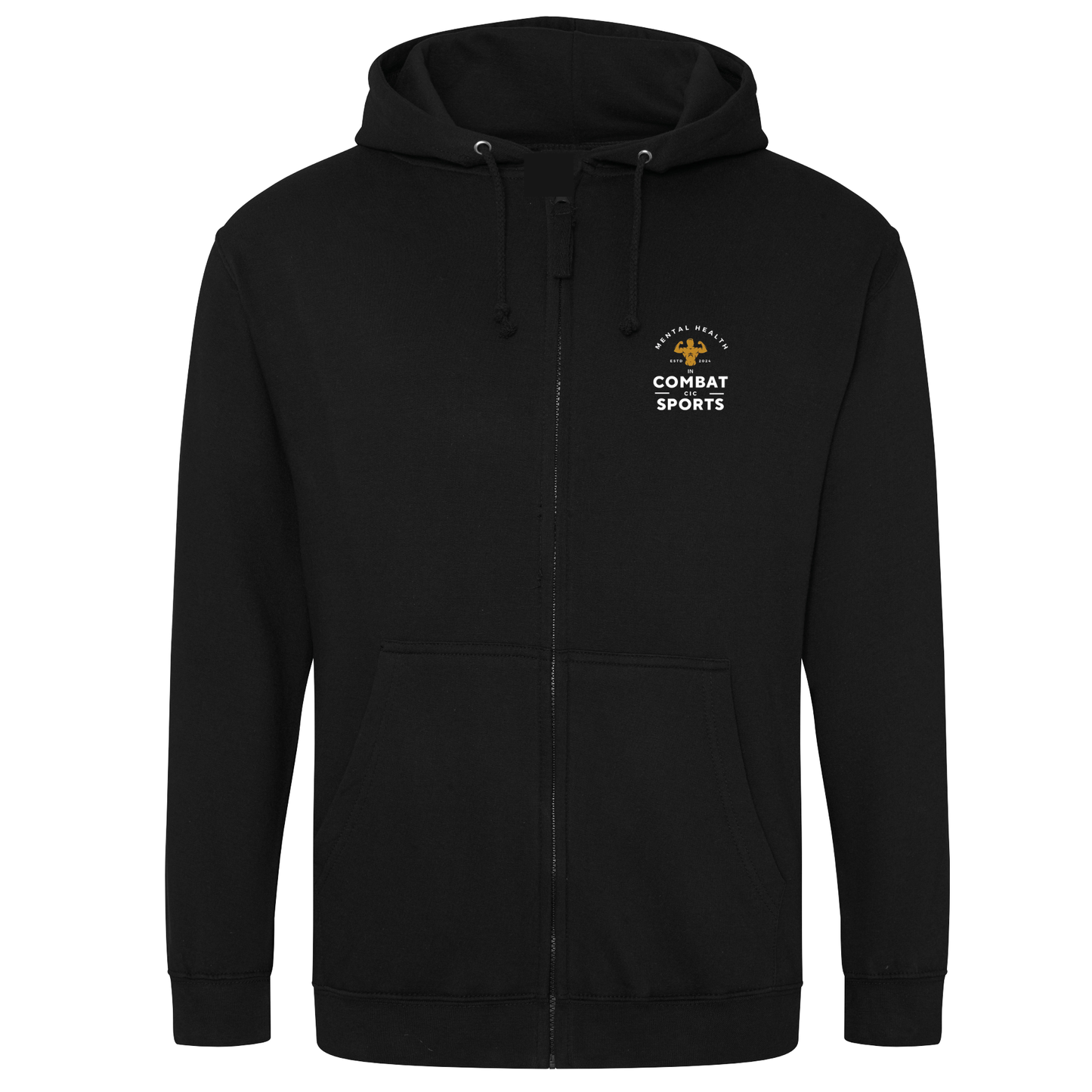 Mental Health in Combat Sports - Adult Full Zip Hoodie (All Colours)