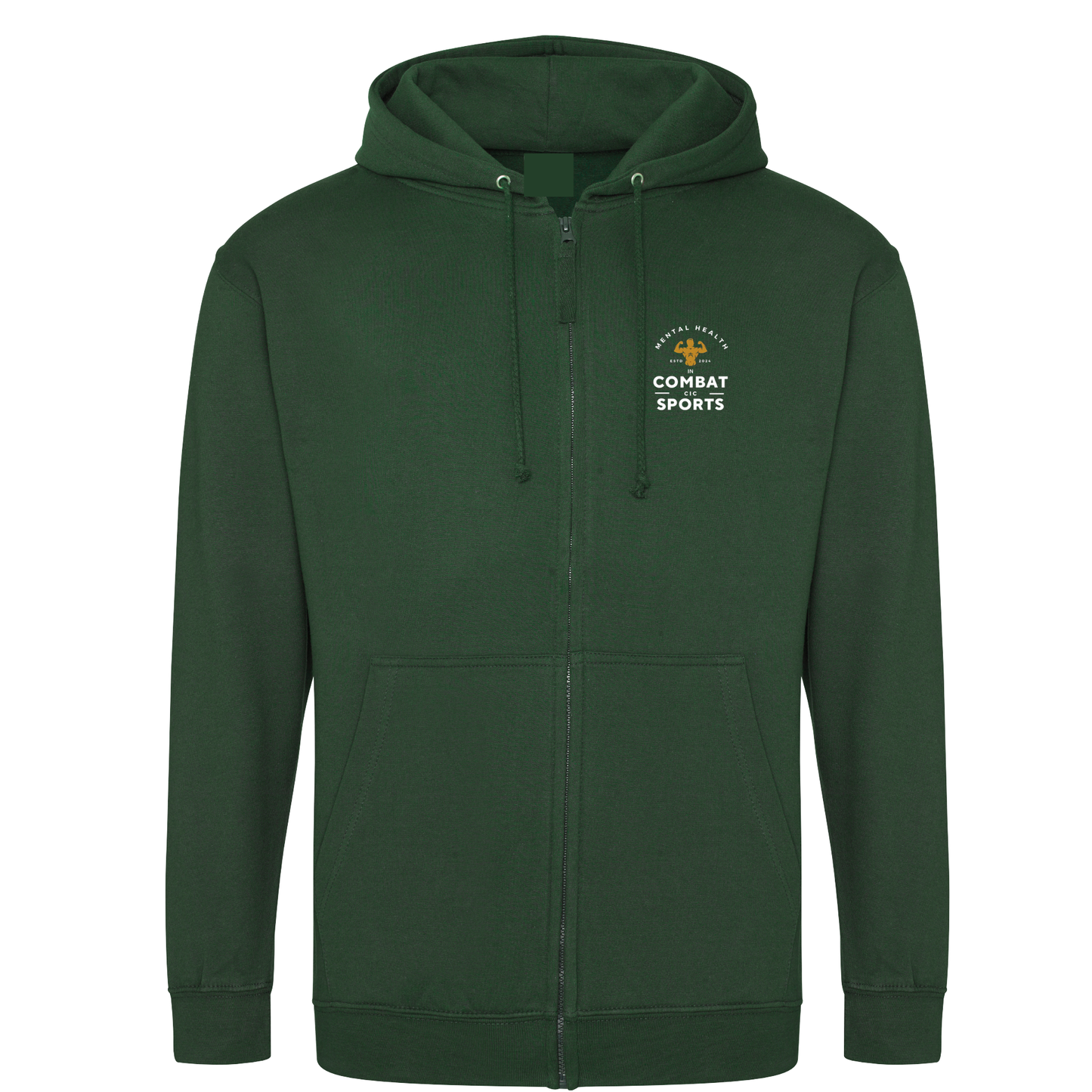 Mental Health in Combat Sports - Adult Full Zip Hoodie (All Colours)