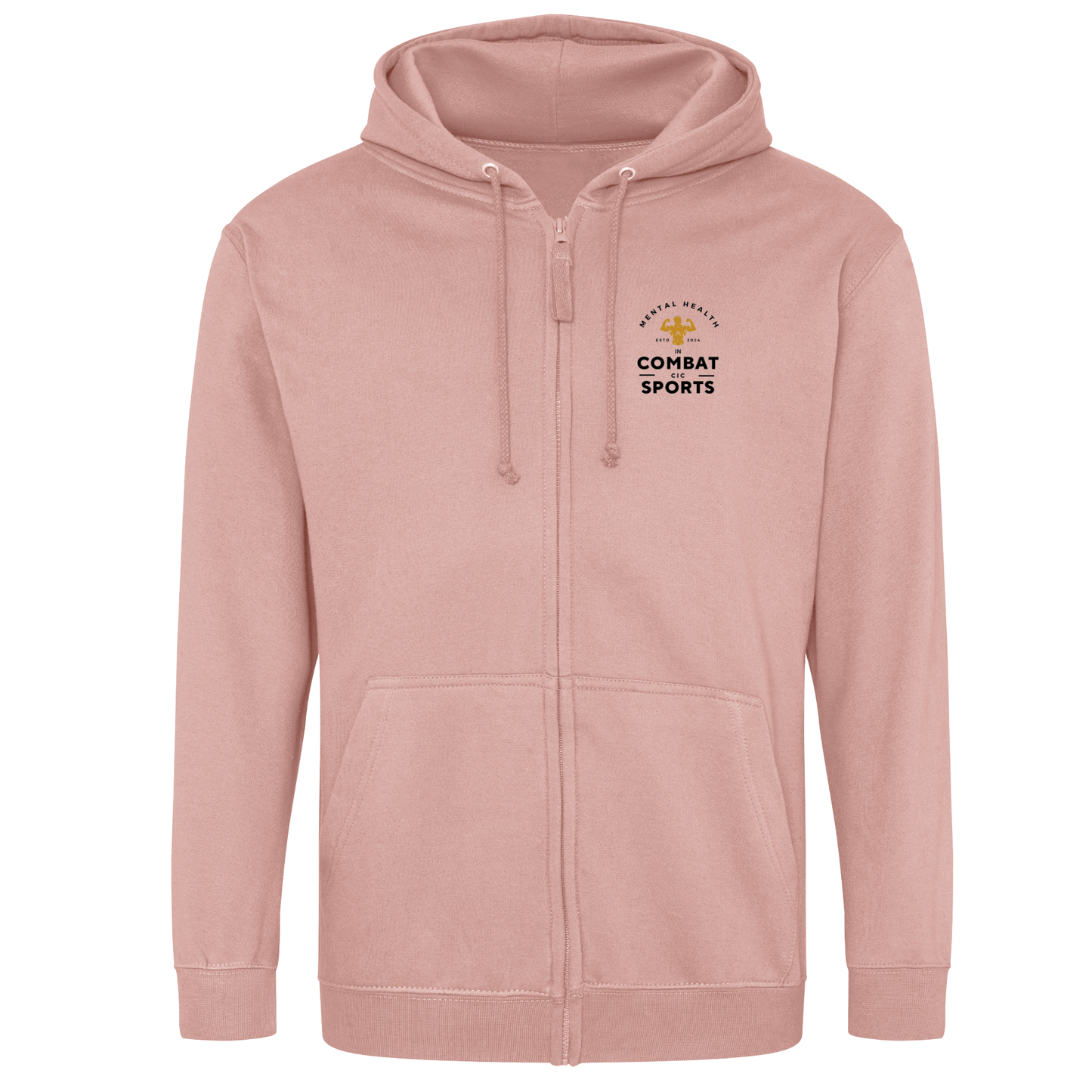 Mental Health in Combat Sports - Adult Full Zip Hoodie (All Colours)