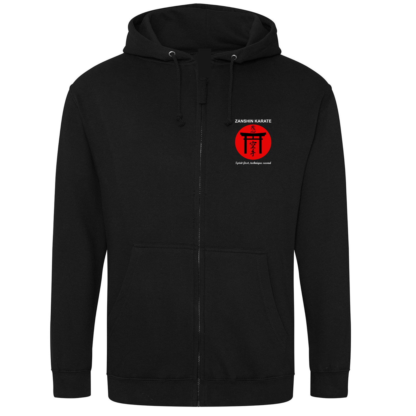 Zanshin Karate Academy - Adult Full Zip Hoodie