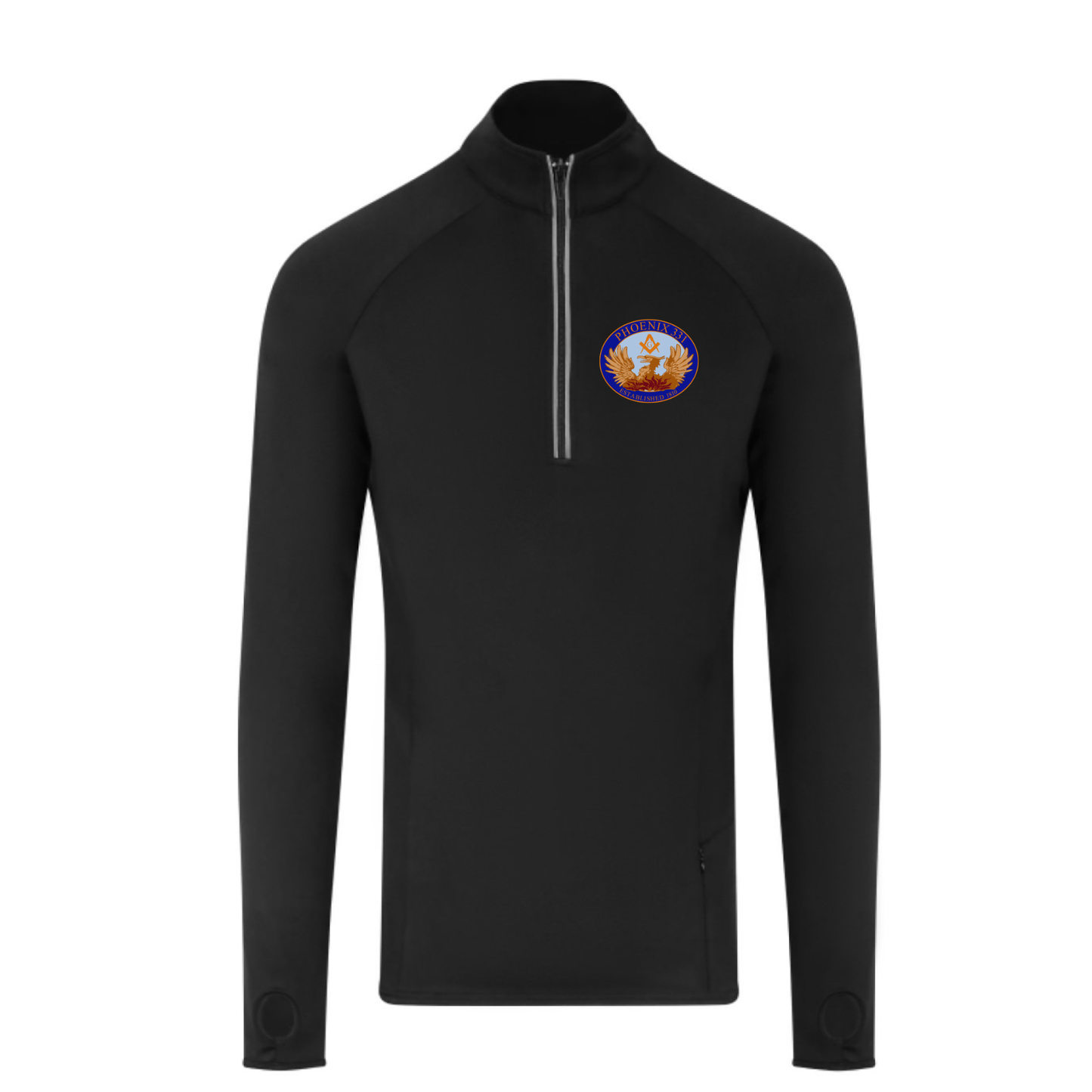 Masonic Lodge (Phoenix 331) - 1/4 Zip Active Top (Unisex)