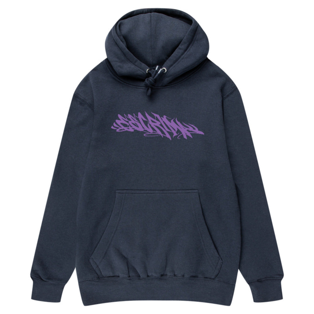 Escrima Tag with Star 'Purple' - Adult Hoody