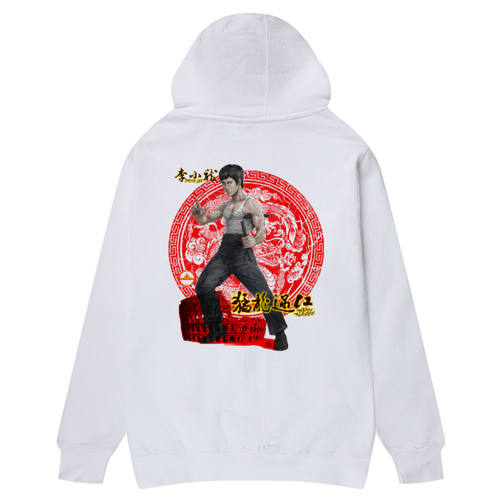 BRUCE LEE 'WAY OF THE DRAGON' - ADULT HOODY